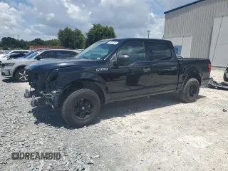 2018 Ford F-150 XL with VIN 1FTEW1CB3JKE77499, listed as a Copart auction lot 65165485 with 80,525 mi miles and Salvage title. Bid and sale history available at DreamBid. Image 1.