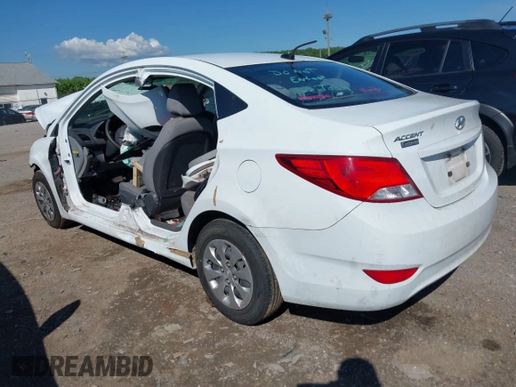 2017 Hyundai Accent SE z VIN KMHCT4AE8HU232920, wystawiony jako IAAI lot #42214731 z przebiegiem 116 586 mil mil oraz . Historia ofert i sprzedaży dostępna na DreamBid. Obrazek 3.