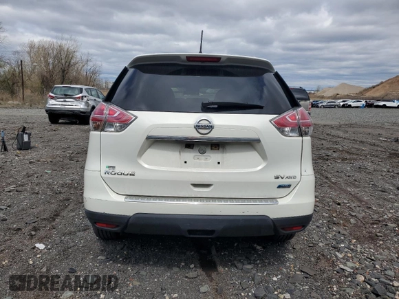 2014 Nissan Rogue SV with VIN 5N1AT2MV3EC869206, listed as a Copart auction lot 53139025 with 135,503 mi miles and Salvage Title. Bid and sale history available at carsss.com. Image 6.