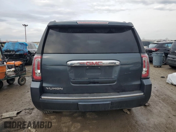 2019 GMC Yukon Denali with VIN 1GKS2CKJ3KR378827, listed as a Copart auction lot 45002325 with 74,283 mi miles and Salvage Title. Bid and sale history available at carsss.com. Image 6.