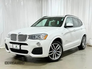 2017 BMW X3 xDrive35i with VIN 5UXWX7C51H0S19811, listed as a Copart auction lot 54969005 with 91,289 mi miles and Clean Title. Bid and sale history available at DreamBid. Image 2.