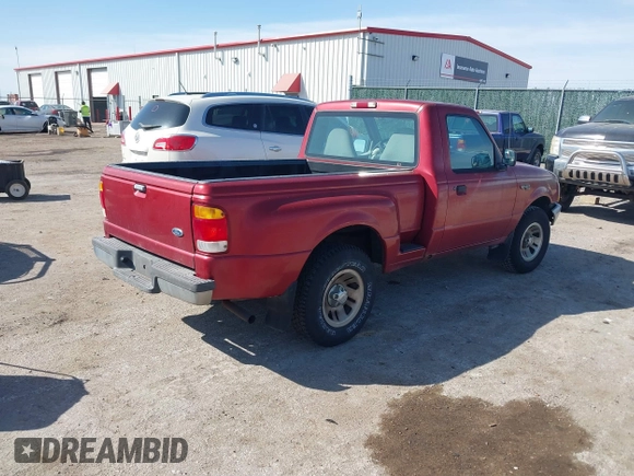 1999 Ford Ranger XL with VIN 1FTYR10C9XPA61440, listed as a IAAI auction lot 41781600 with 295,619 mi miles. Bid and sale history available at carsss.com. Image 4.