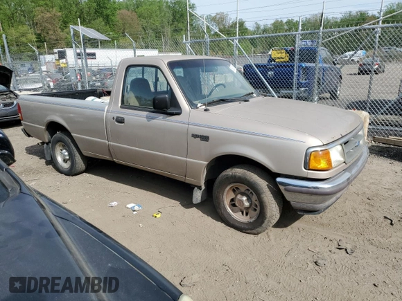 1997 Ford Ranger XLT with VIN 1FTCR10A1VUA08920, listed as a Copart auction lot 53624765 with 228,348 mi miles and Salvage Title. Bid and sale history available at carsss.com. Image 4.