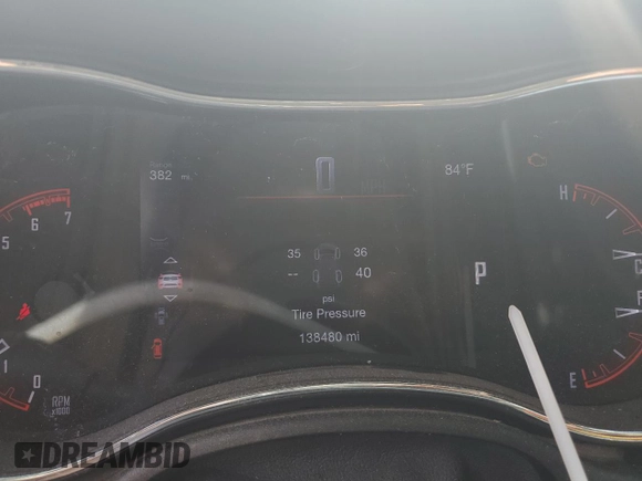2016 Dodge Durango R/T with VIN 1C4SDHCT3GC315143, listed as a Copart auction lot 56103585 with 138,480 mi miles and Salvage title. Bid and sale history available at DreamBid. Image 9.