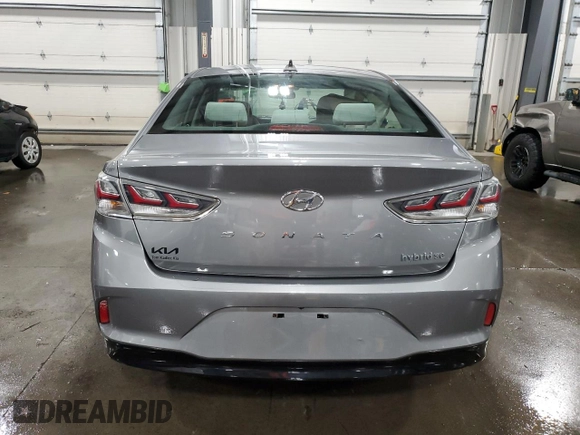 2018 Hyundai Sonata Hybrid SE with VIN KMHE24L37JA082376, listed as a Copart auction lot 76261834 with 97,486 mi miles and Salvage Title. Bid and sale history available at carsss.com. Image 6.
