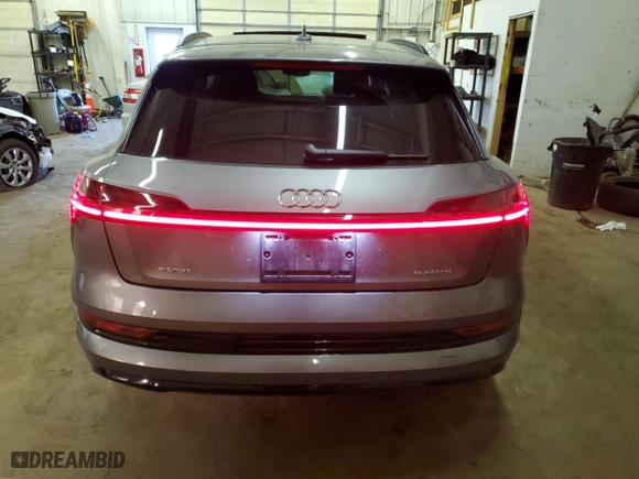 2021 Audi e-tron Premium with VIN WA1AAAGE6MB003112, listed as a Copart auction lot 45540374 with 21,033 mi miles. Bid and sale history available at carsss.com. Image 6.