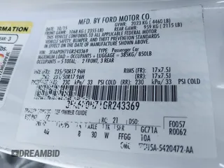 2016 Ford Fusion SE with VIN 3FA6P0H71GR243369, listed as a IAAI auction lot 41586316 with 161,009 mi miles. Bid and sale history available at carsss.com. Image 9.