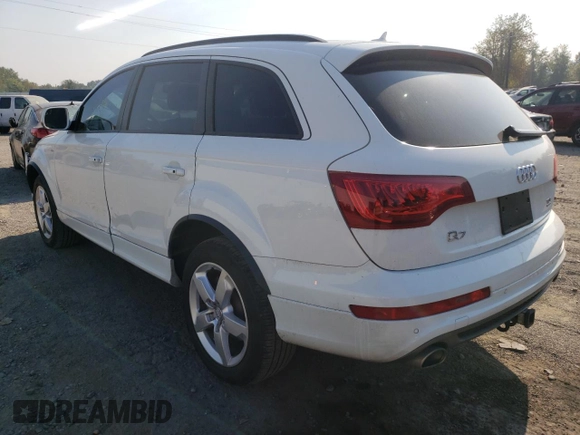 2015 Audi Q7 3.0L TDI Prestige with VIN WA1WMAFE8FD002808, listed as a Copart auction lot 63164372 with 131,934 mi miles. Bid and sale history available at carsss.com. Image 3.