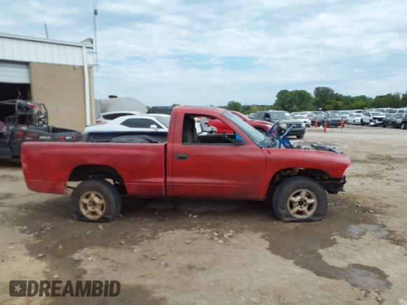 1998 Dodge Dakota SLT with VIN 1B7FL26X4WS647242, listed as a IAAI auction lot 40359679 with Not Provided miles and . Bid and sale history available at carsss.com. Image 13.