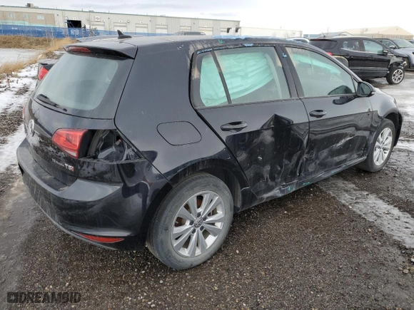 2016 Volkswagen Golf TSI S w/Sunroof with VIN 3VW217AU1GM061569, listed as a Copart auction lot 88031405 with 74,710 mi miles and Salvage Title. Bid and sale history available at carsss.com. Image 3.