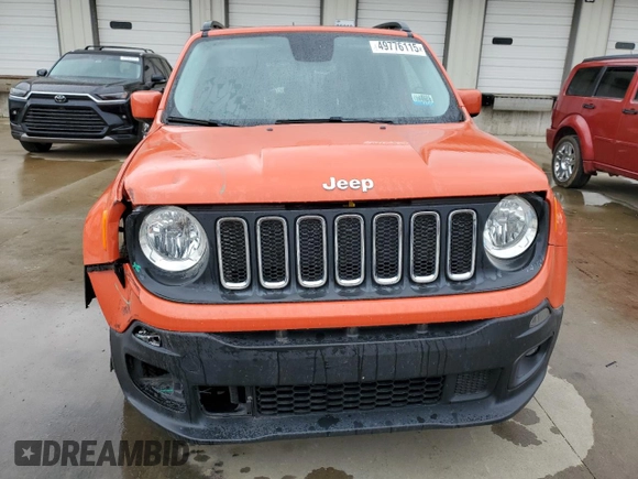 2016 Jeep Renegade Latitude z VIN ZACCJABT1GPC60998, wystawiony jako Copart lot #49776115 z przebiegiem 116 706 mil mil oraz Szkody całkowita. Historia ofert i sprzedaży dostępna na DreamBid. Obrazek 5.