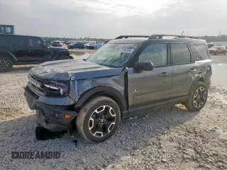 2024 Ford Bronco Sport Outer Banks with VIN 3FMCR9C65RRF13387, listed as a Copart auction lot 61063395 with 5,488 mi miles and Salvage title. Bid and sale history available at DreamBid. Image 1.