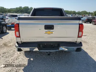 2017 Chevrolet Silverado 1500 LTZ with VIN 3GCPCSEJ5HG402865, listed as a Copart auction lot 69656594 with 121,087 mi miles and Salvage Title. Bid and sale history available at DreamBid. Image 6.