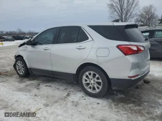 2021 Chevrolet Equinox LT with VIN 3GNAXKEV7ML304586, listed as a Copart auction lot 87655725 with 62,847 mi miles and Salvage Title. Bid and sale history available at carsss.com. Image 2.