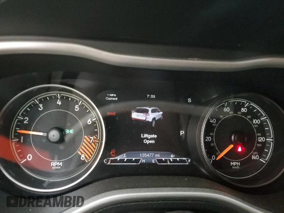 2015 Jeep Cherokee Trailhawk z VIN 1C4PJMBS9FW509642, wystawiony jako Copart lot #52385555 z przebiegiem 135 477 mil mil oraz Szkoda całkowita • Salvage title. Historia ofert i sprzedaży dostępna na DreamBid. Obrazek 9.