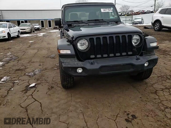2022 Jeep Wrangler Unlimited Sport S with VIN 1C4HJXDGXNW242038, listed as a Copart auction lot 44771015 with 40,582 mi miles and Salvage Title. Bid and sale history available at DreamBid. Image 12.