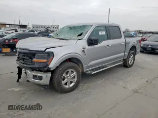 2024 Ford F-150 XLT with VIN 1FTFW3LD5RFA48810, listed as a Copart auction lot 51587015 with 16,684 mi miles and Clean Title. Bid and sale history available at carsss.com. Image 1.