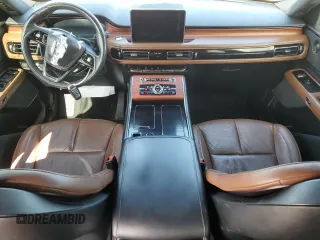 2023 Lincoln Aviator Reserve with VIN 5LM5J7WC2PGL01182, listed as a Copart auction lot 56566495 with 44,247 mi miles and Salvage title. Bid and sale history available at DreamBid. Image 8.