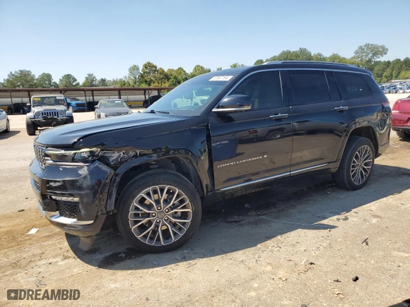 2021 Jeep Grand Cherokee L Summit Reserve with VIN 1C4RJKEG2M8111257, listed as a Copart auction lot 72387194 with 39,010 mi miles and Salvage Title. Bid and sale history available at carsss.com. Image 1.