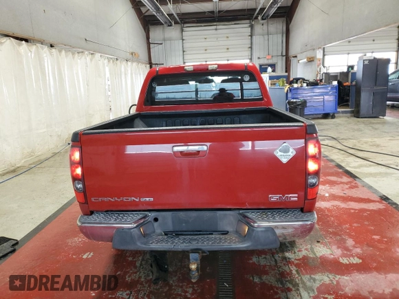 2011 GMC Canyon SLE1 with VIN 1GTH6MFEXB8127547, listed as a Copart auction lot 51533385 with 197,329 mi miles and Clean Title. Bid and sale history available at carsss.com. Image 6.