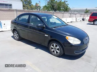 2007 Hyundai Accent GLS with VIN KMHCN46C67U091183, listed as a IAAI auction lot 42564425 with 160,190 mi miles and . Bid and sale history available at DreamBid. Image 1.