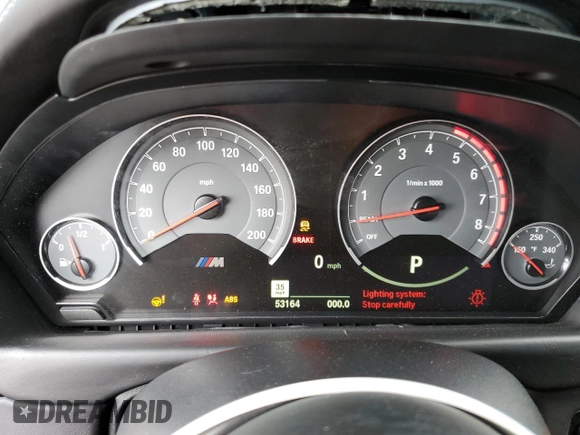 2015 BMW M3 with VIN WBS3C9C54FP804889, listed as a Copart auction lot 42242213 with 53,164 mi miles. Bid and sale history available at carsss.com. Image 9.