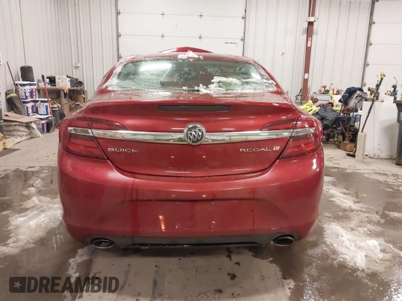 2014 Buick Regal with VIN 2G4GK5EX1E9309321, listed as a IAAI auction lot 41632909 with 108,459 mi miles and . Bid and sale history available at DreamBid. Image 16.