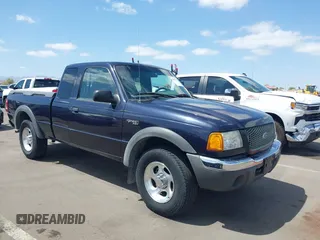 2002 Ford Ranger XL Fleet with VIN 1FTZR45E62PA15654, listed as a IAAI auction lot 42052712 with 208,436 mi miles. Bid and sale history available at carsss.com. Image 1.