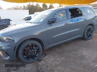 2021 Dodge Durango GT z VIN 1C4RDHDG9MC825265, wystawiony jako IAAI lot #41364795 z przebiegiem 33 082 mil mil oraz . Historia ofert i sprzedaży dostępna na DreamBid. Obrazek 2.