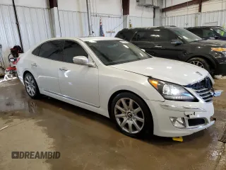 2011 Hyundai Equus Signature with VIN KMHGH4JF5BU041779, listed as a Copart auction lot 42225125 with 100,403 mi miles and Salvage title. Bid and sale history available at DreamBid. Image 4.