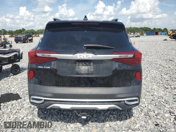 2023 Kia Seltos S with VIN KNDEU2AAXP7356776, listed as a Copart auction lot 64001135 with 58,275 mi miles and Salvage title. Bid and sale history available at DreamBid. Image 6.