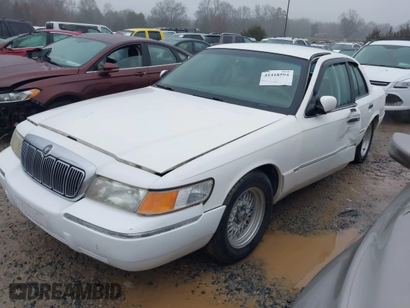 2001 Mercury Grand Marquis LS with VIN 2MEFM75W41X672360, listed as a IAAI auction lot 41418594 with 73,717 mi miles and . Bid and sale history available at DreamBid. Image 2.