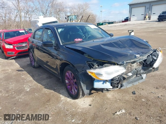 2011 Chrysler 200 LX with VIN 1C3BC4FB6BN568036, listed as a IAAI auction lot 41192409 with 135,353 mi miles. Bid and sale history available at carsss.com. Image 1.