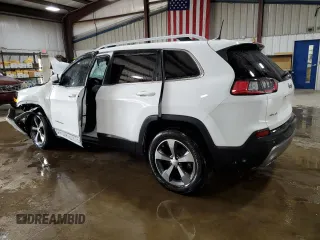 2019 Jeep Cherokee Limited with VIN 1C4PJMDX1KD441190, listed as a Copart auction lot 53038705 with Not Provided miles and Salvage Title. Bid and sale history available at DreamBid. Image 2.