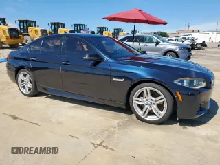 2014 BMW 5 Series 550i z VIN WBAKN9C5XED681268, wystawiony jako Copart lot #55318865 z przebiegiem 89 148 mil mil oraz Szkoda całkowita • Salvage title. Historia ofert i sprzedaży dostępna na DreamBid. Obrazek 4.