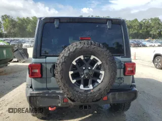 2025 Jeep Wrangler Rubicon with VIN 1C4PJXFN1SW526516, listed as a Copart auction lot 63259095 with 16,677 mi miles and Clean title. Bid and sale history available at DreamBid. Image 6.
