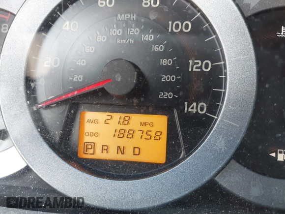 2010 Toyota RAV4 with VIN JTMZF4DV2AD027732, listed as a IAAI auction lot 42299192 with 188,758 mi miles and . Bid and sale history available at DreamBid. Image 7.