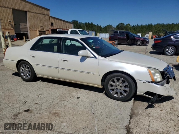 2008 Cadillac DTS 1SC with VIN 1G6KD57Y38U126527, listed as a Copart auction lot 48498175 with 108,635 mi miles and Salvage Title. Bid and sale history available at carsss.com. Image 4.