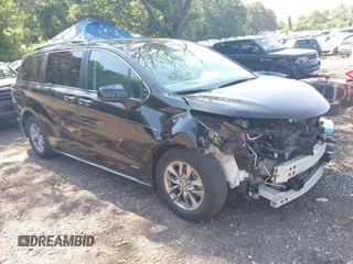 2021 Toyota Sienna XLE with VIN 5TDYRKECXMS065299, listed as a IAAI auction lot 42545458 with 52,742 mi miles and . Bid and sale history available at DreamBid. Image 1.