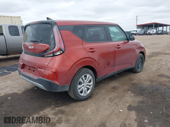 2024 Kia Soul S with VIN KNDJ23AU0R7916828, listed as a IAAI auction lot 41958588 with 35,518 mi miles and . Bid and sale history available at DreamBid. Image 4.