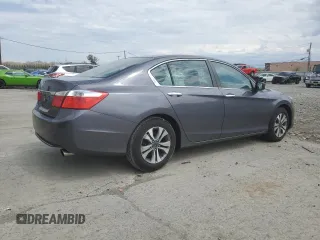 2014 Honda Accord Sedan LX with VIN 1HGCR2F30EA097848, listed as a Copart auction lot 53068055 with 170,012 mi miles and Salvage Title. Bid and sale history available at carsss.com. Image 3.