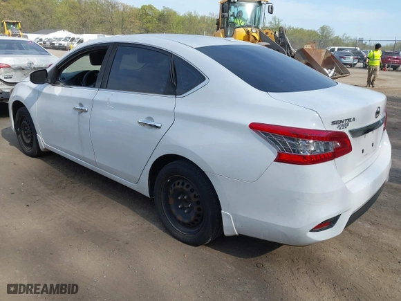 2017 Nissan Sentra S with VIN 3N1AB7AP0HY222691, listed as a IAAI auction lot 42068856 with 242,678 mi miles. Bid and sale history available at carsss.com. Image 3.