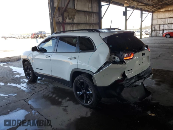 2020 Jeep Cherokee Latitude Plus with VIN 1C4PJMLB1LD574829, listed as a Copart auction lot 53300895 with 76,470 mi miles and Salvage Title. Bid and sale history available at DreamBid. Image 2.