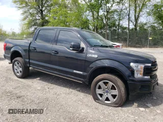2018 Ford F-150 XL with VIN 1FTFW1E17JFD68061, listed as a Copart auction lot 53509535 with 189,189 mi miles and Salvage title. Bid and sale history available at DreamBid. Image 4.