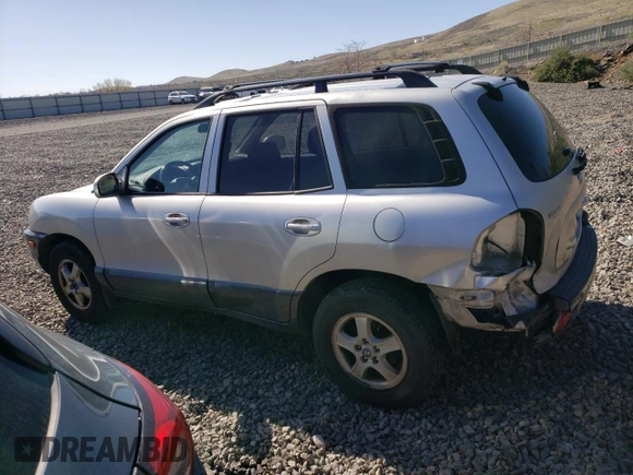 2003 Hyundai Santa Fe GLS with VIN KM8SC73D23U442536, listed as a Copart auction lot 53171725 with 131,554 mi miles and Salvage title. Bid and sale history available at DreamBid. Image 2.