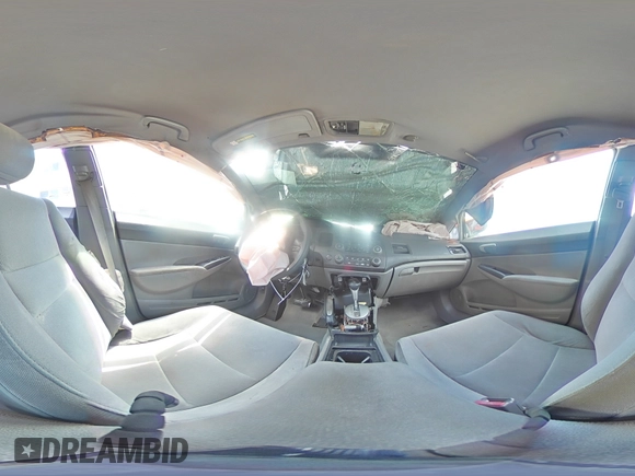 2008 Honda Civic LX with VIN 2HGFA16558H343198, listed as a Copart auction lot 52745625 with 217,403 mi miles and Salvage Title. Bid and sale history available at DreamBid. Image 13.