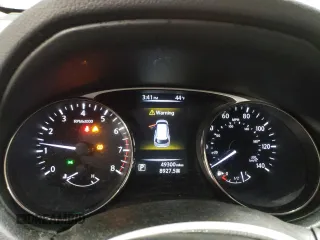 2016 Nissan Rogue SV with VIN KNMAT2MV6GP689816, listed as a Copart auction lot 42986025 with 49,300 mi miles and Salvage Title. Bid and sale history available at carsss.com. Image 9.