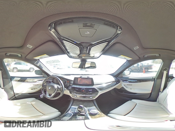 2019 BMW 5 Series 530e xDrive with VIN WBAJB1C56KB375178, listed as a Copart auction lot 46592325 with 114,419 mi miles and Salvage title. Bid and sale history available at DreamBid. Image 13.