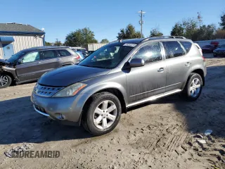 2006 Nissan Murano SE with VIN JN8AZ08W56W543566, listed as a Copart auction lot 84254074 with 167,505 mi miles and Salvage Title. Bid and sale history available at carsss.com. Image 1.