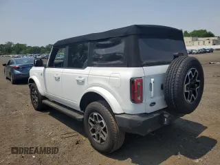 2024 Ford Bronco Outer Banks with VIN 1FMEE8BP0RLA31725, listed as a Copart auction lot 60918675 with 10,452 mi miles and Salvage title. Bid and sale history available at DreamBid. Image 2.